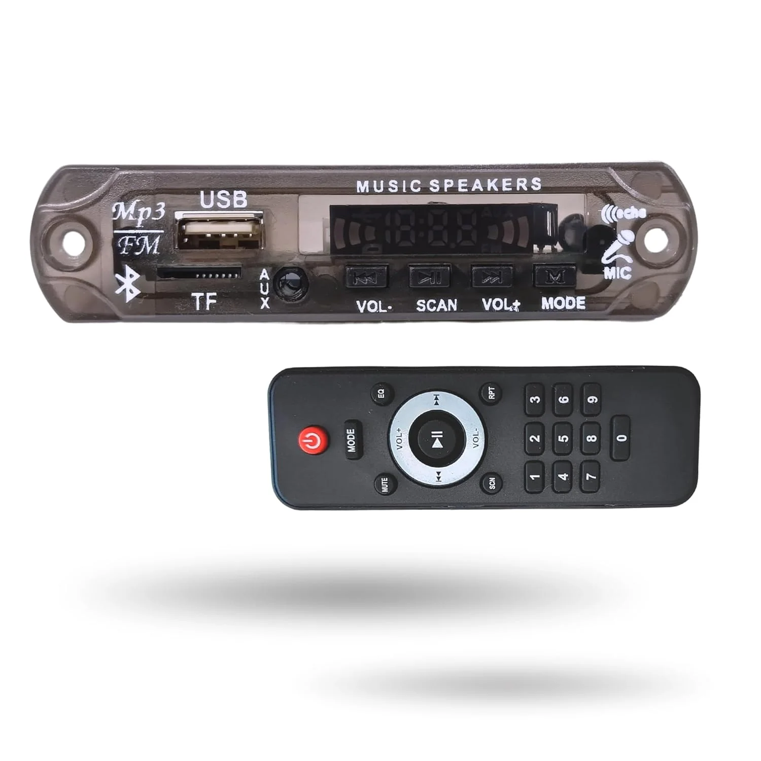 MP3/FM/USB/Bluetooth Audio Module with Remote | Multifunction Music Player Board | Electronic Components Electronic Hobby Kit | Electroglobal 1