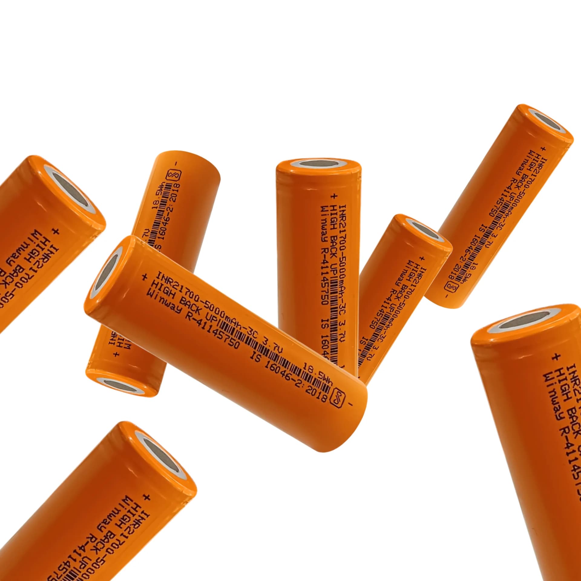 21700 - 5000mAh 3.7V Rechargeable Lithium Batteries | High-Capacity Power for Flashlights & Devices 5