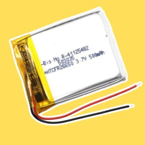 Generic 503035 3.7V 500mAh LiPo Battery - Single Cell Lithium Polymer Battery | Lithium Ion v Lithium Polymer, Li Polymer 1