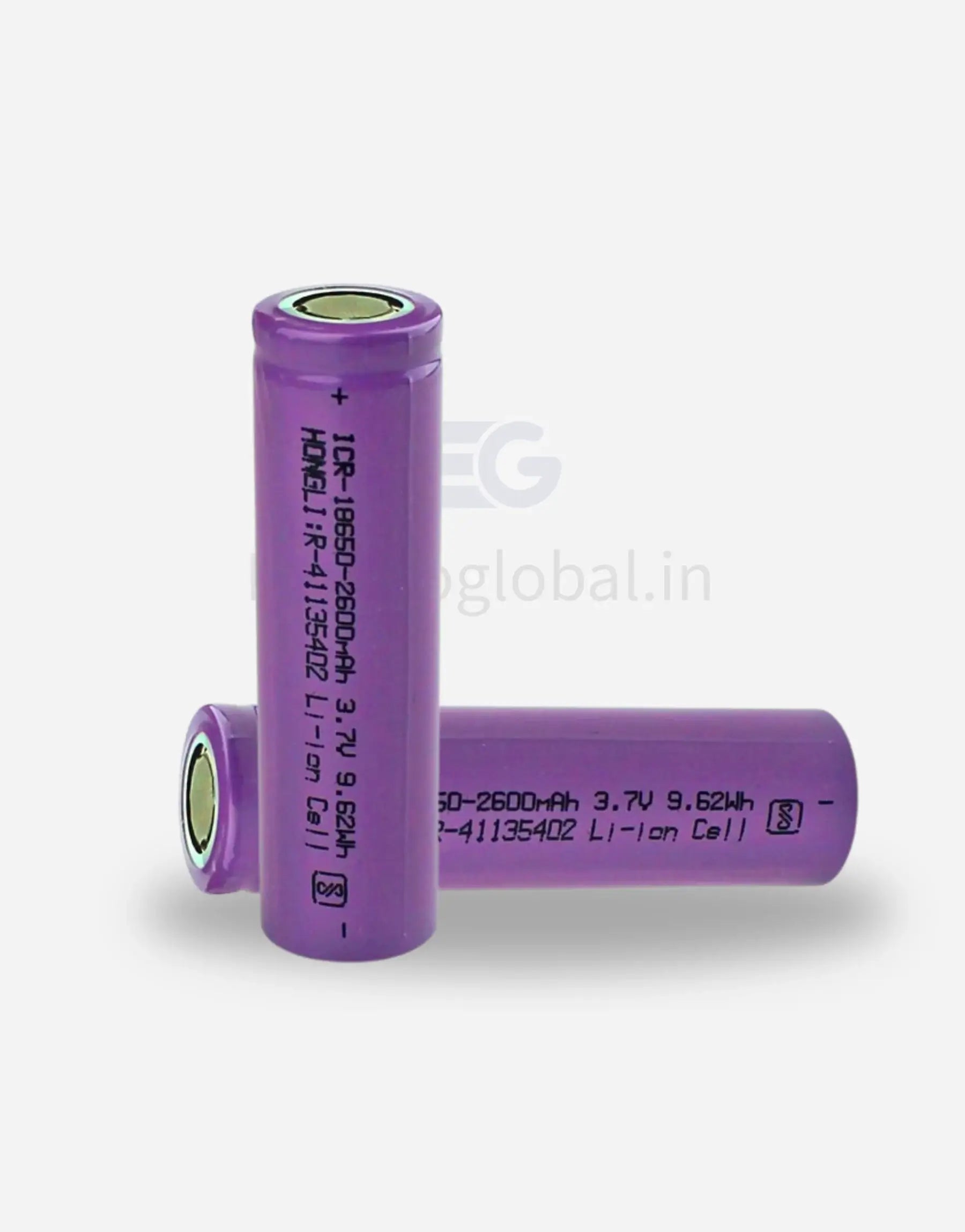 18650  Lithium Ion 2500mAh Rechargeable Battery - Efficient Lithium Battery Life ( High-Capacity)