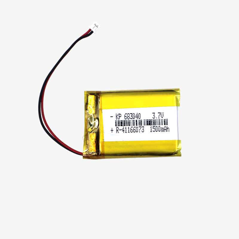 3.7 v 1500mah Li-Po Rechargeable Battery (KP 683040) Main image