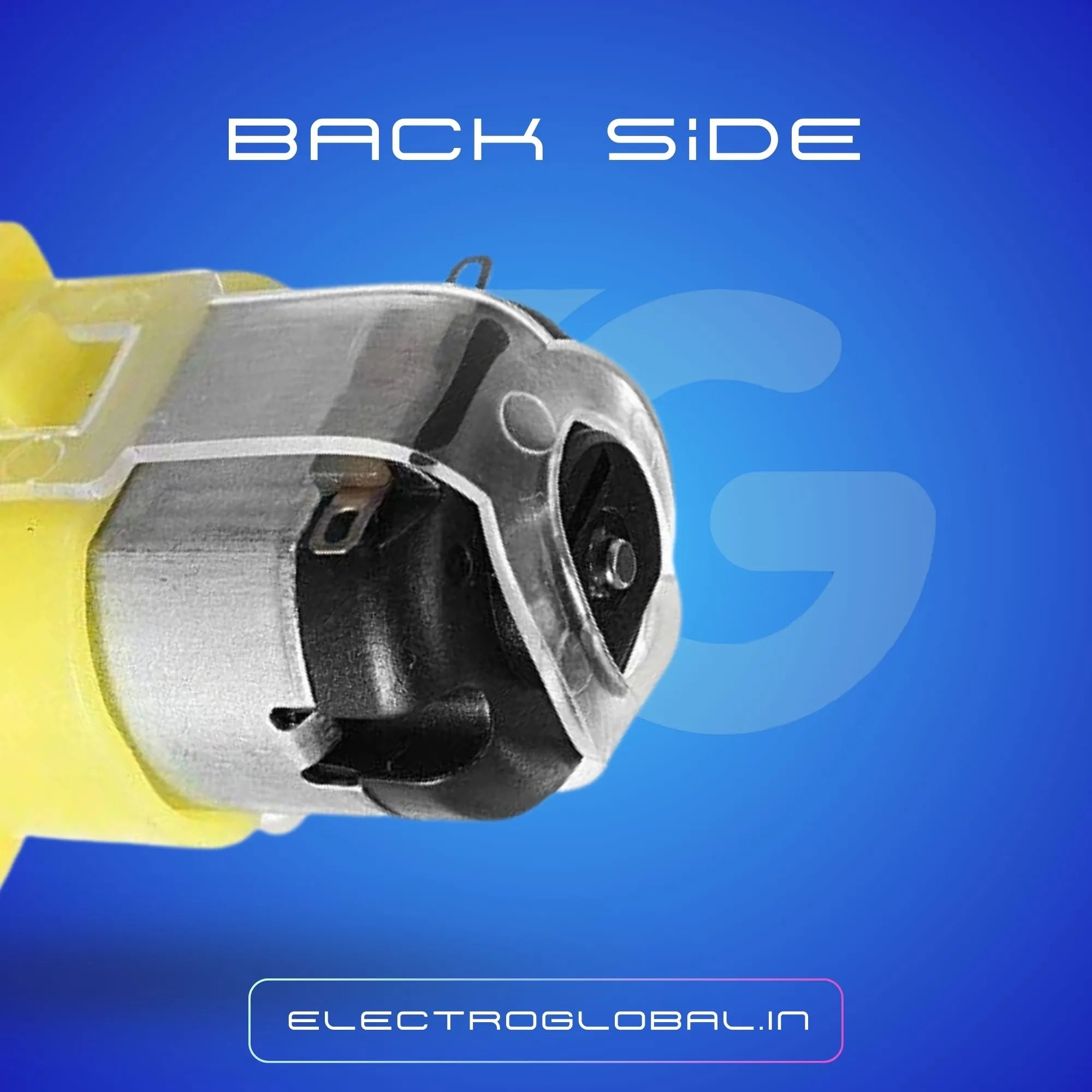 BO Motor Single Shaft with 100RPM (Straight) - DC Motor Secondary image