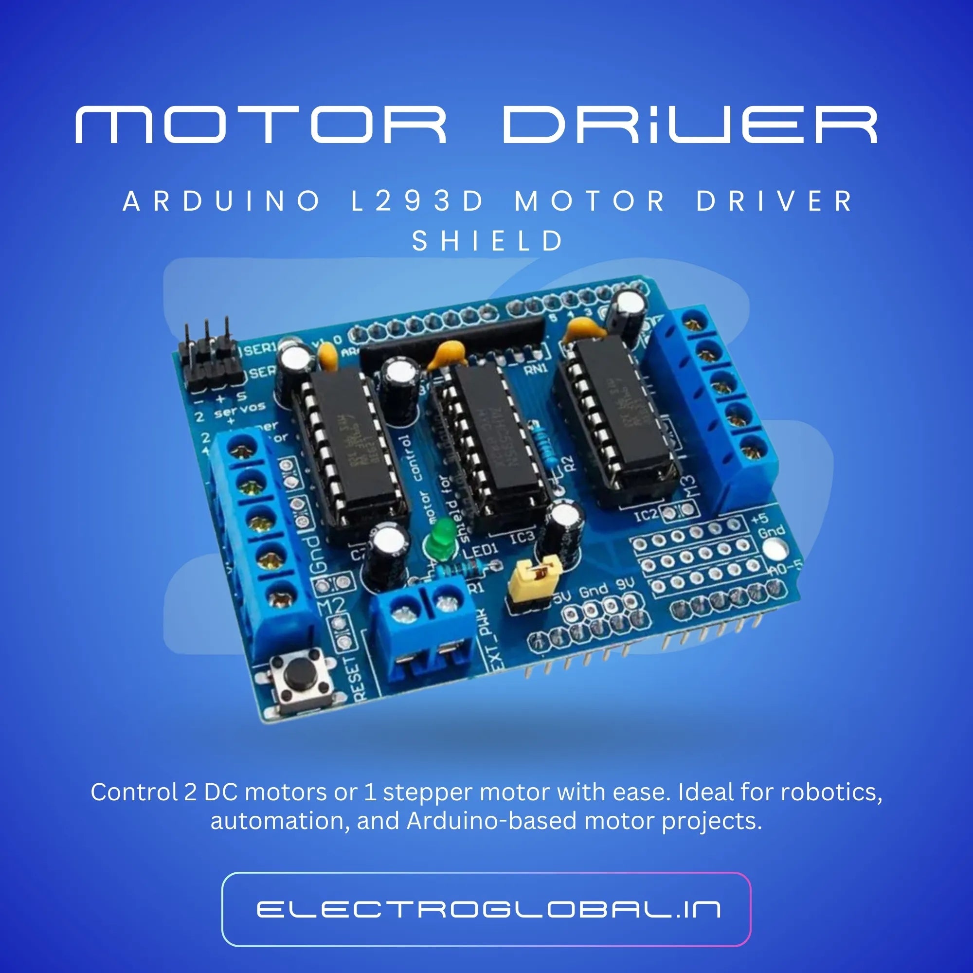 Arduino L293D Motor Driver Shield Main image
