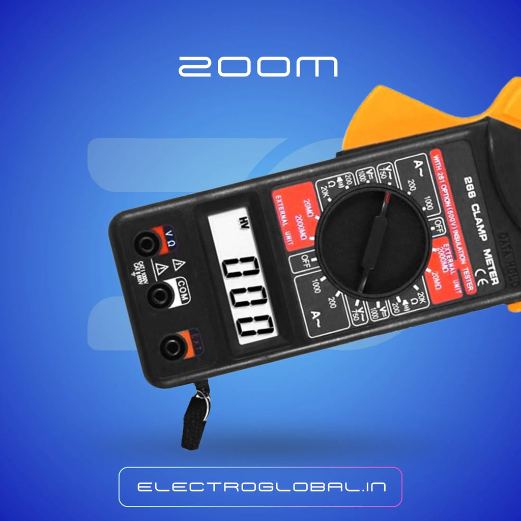 DT266 Digital Clamp Multimeter for Measuring Ac and Dc Voltage