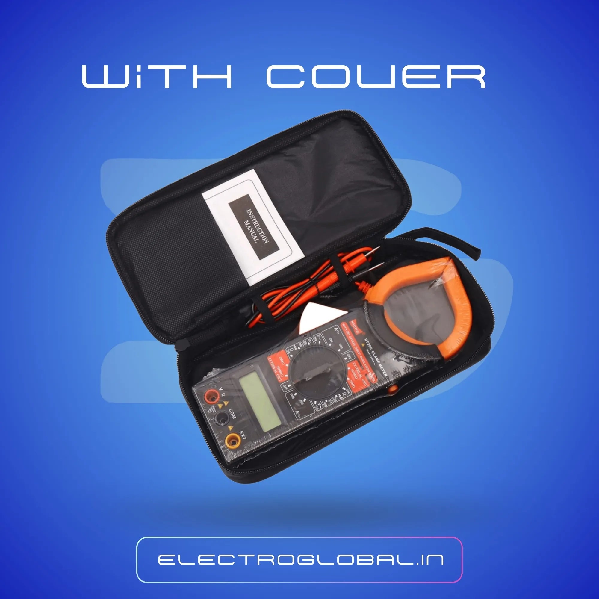 DT266 Digital Clamp Multimeter for Measuring Ac and Dc Voltage