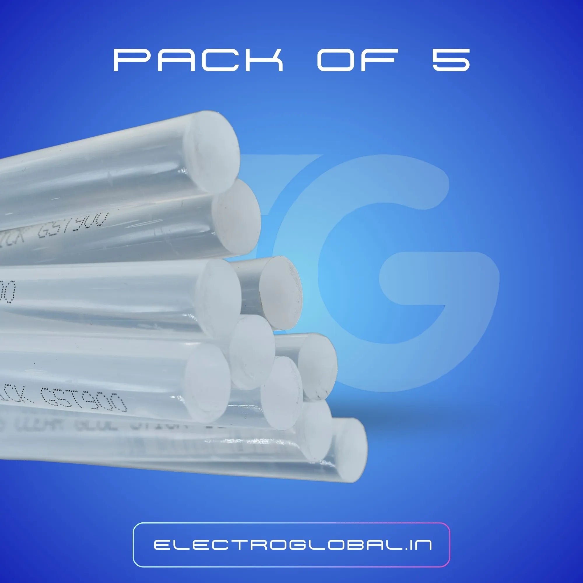 60W Glue Gun with 5 Hot Glue Gun Sticks and Best Soldering Equipment, Pack of 1