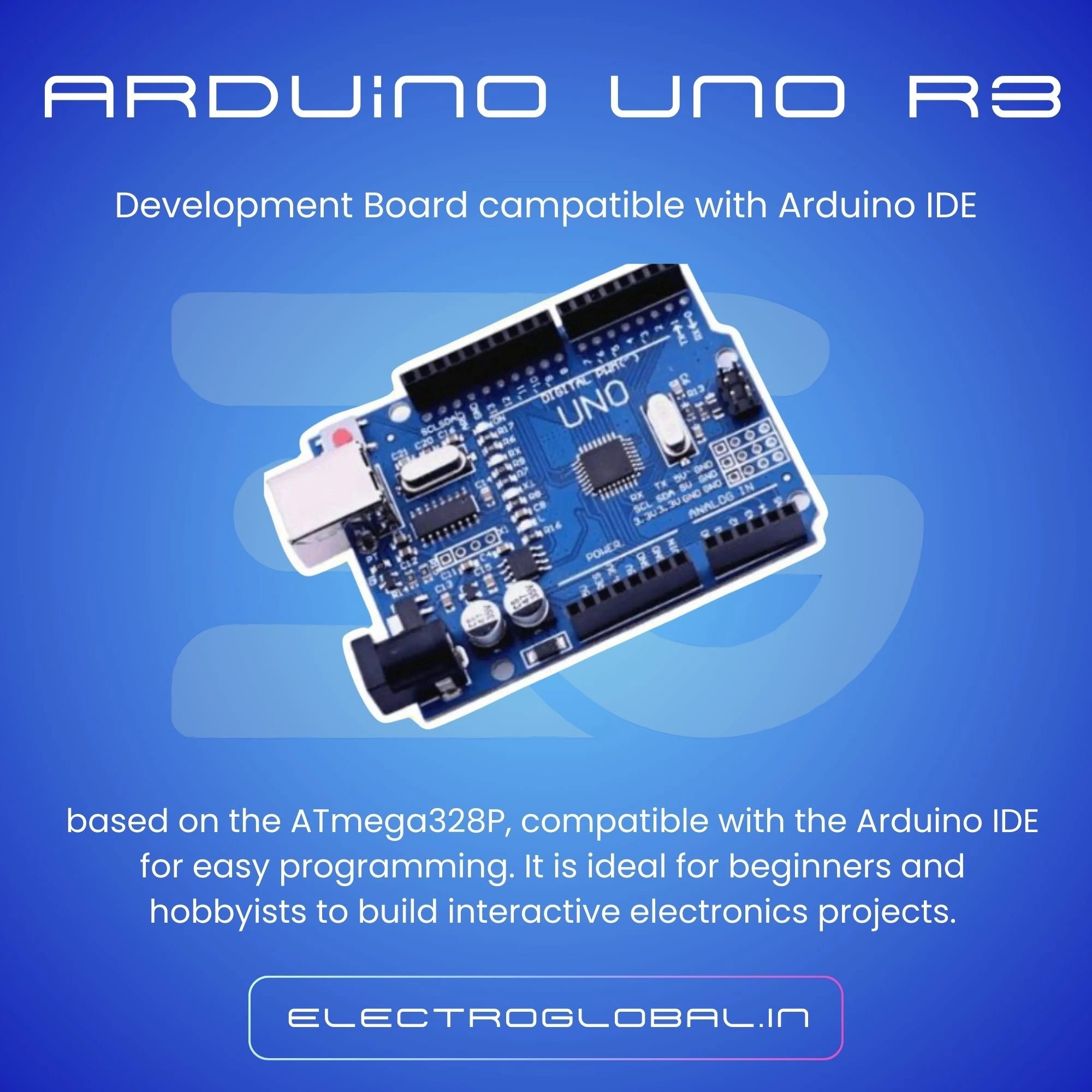 Arduino Uno R3 Development Board campatible with Arduino IDE Main image