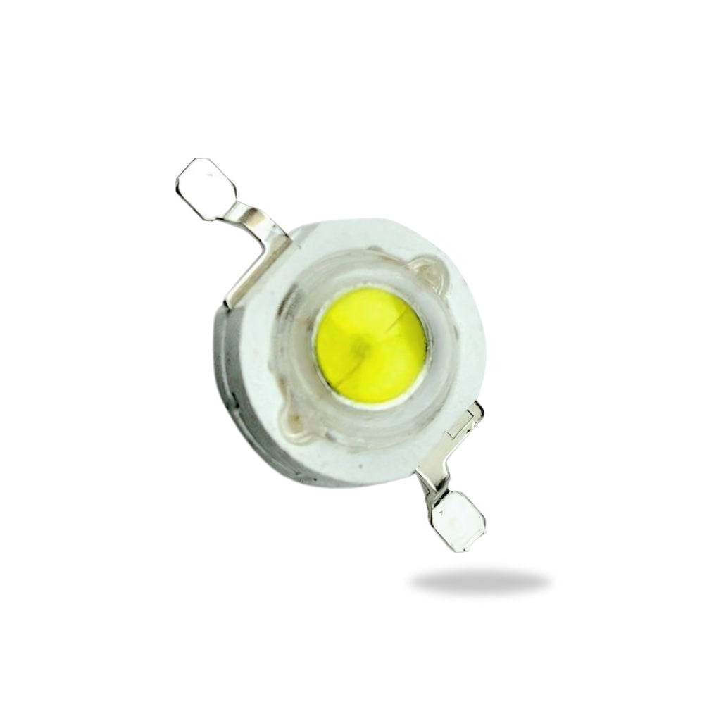 1 Watt White Power LED - Efficient Light Emitting  Diode Emitting Light and LED