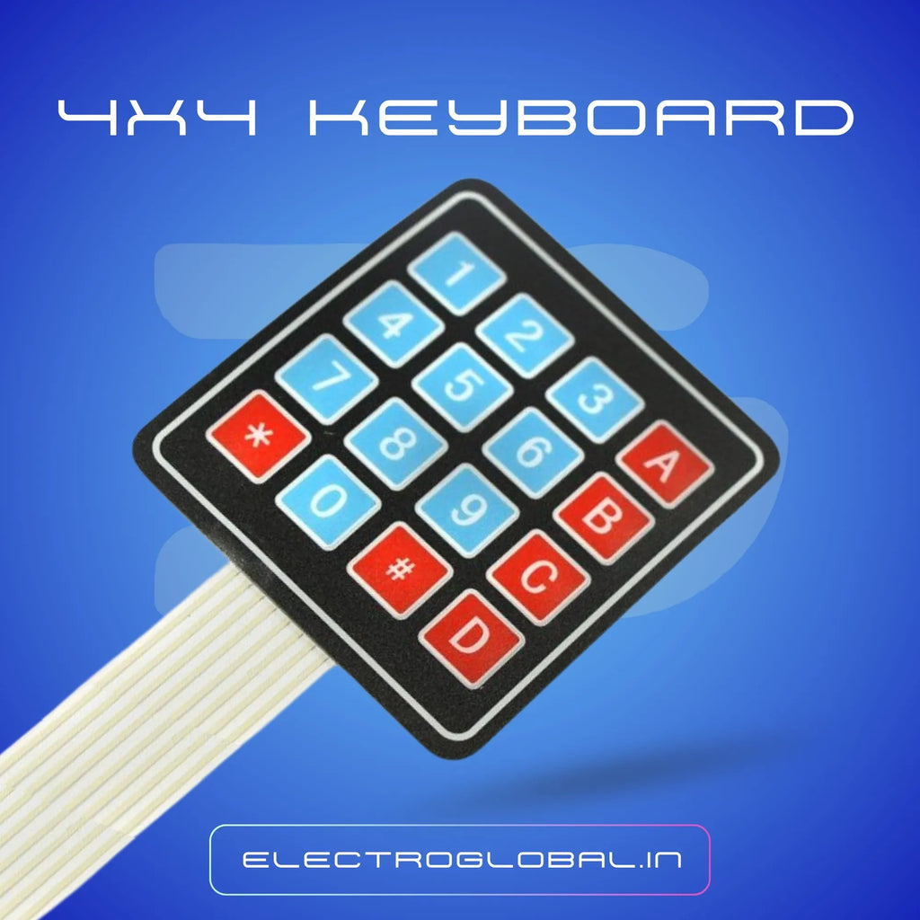 4x4 Matrix Membrane Type Keypad