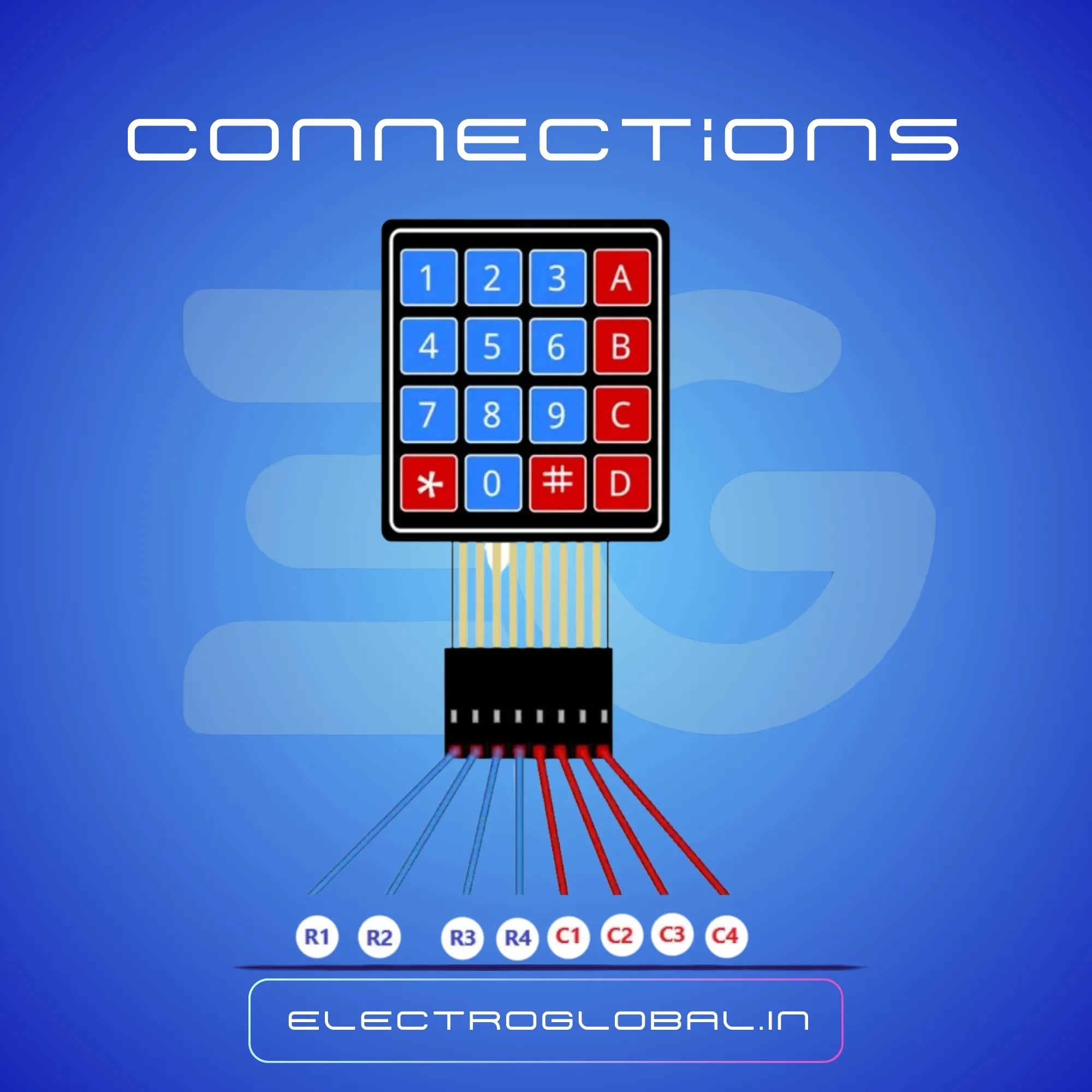 4x4 Matrix Membrane Type Keypad Main image