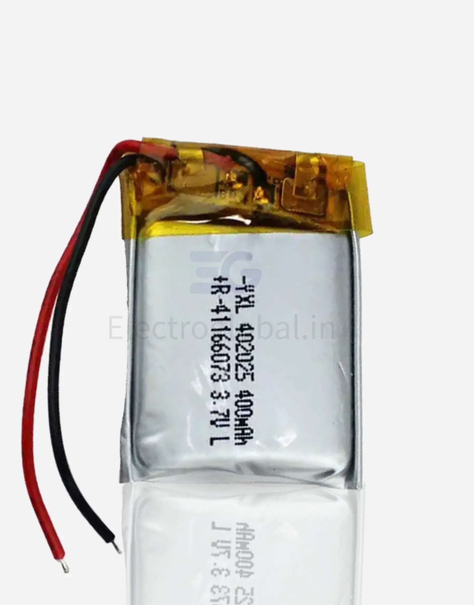 3.7V 400mAh Battery - Li-Po Rechargeable Battery (YXL-402025) | Li Ion Li Po, Lithium Ion Lithium Polymer, Li Po and Li Ion Main image
