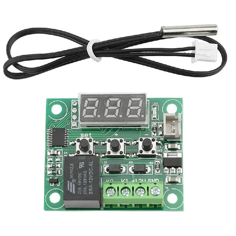 W1209 Module 12V  With LED Display and NTC Temperature Sensor Digital Temperature Controller Thermostat Main image