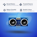 HC-SR04 Ultrasonic Sensor Module – Ideal for Sensors Project and Range Sensor Applications, Pack of 1