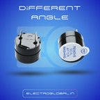 Small Piezoelectric Buzzer - 5V Active Buzzer, Mini Buzzer, Buzzer 5V, Pack of 1 for Testing & Repair Use