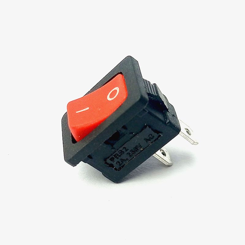 2-Pin SPST ON-OFF Mini Rocker Switch - 2A 250V Main image