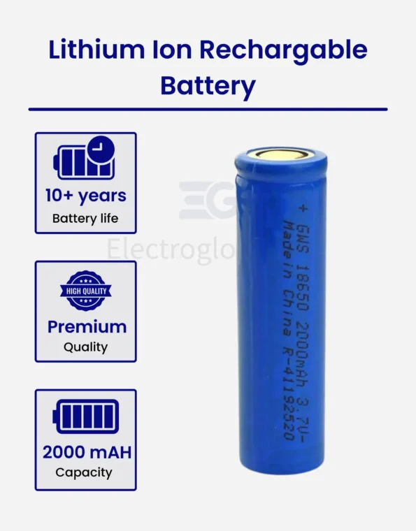 18650 Lithium battery 2000 mah 2