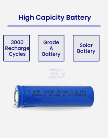 18650 Lithium battery 2000 mah 3