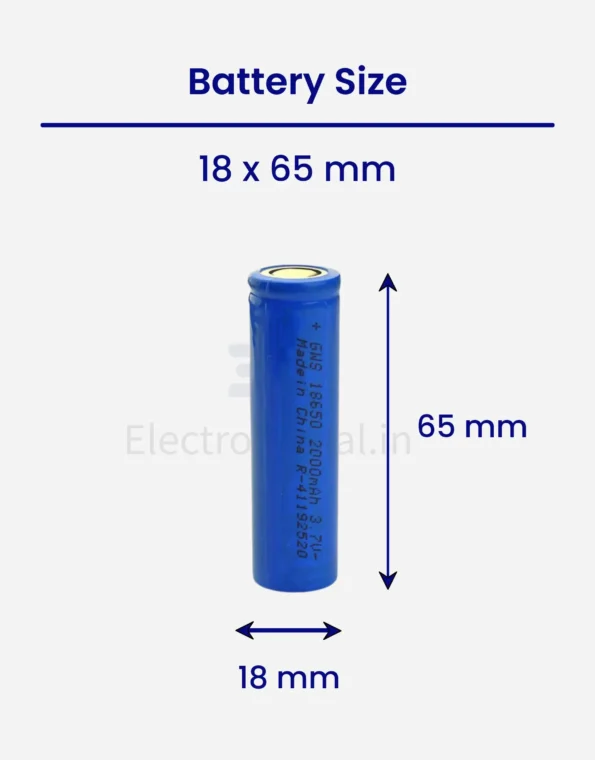 18650 Lithium battery 2000 mah 4