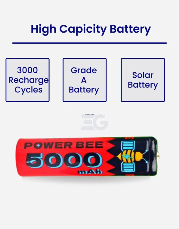 A High-Capacity 18650 Lithium Ion Battery with 5000mAh - Powerbee-3