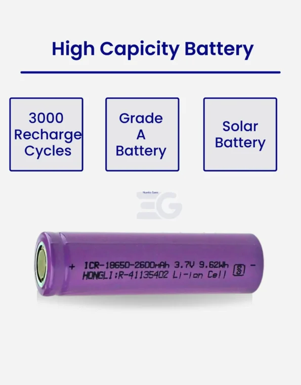 18650 Li-ion 2500mAh Rechargeable Battery- High-Capacity-3