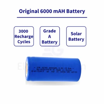 32650/32700 Li Lion Lithium Battery LFP Cell 6000mAh 3.2V (3C) from Top Lithium Ion Battery Suppliers