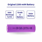 Original 18650 3.7V 2200mAh Lithium Ion Rechargeable Battery – Efficient Battery Charging