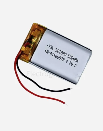 3.7V 500mAh Rechargeable Battery (YXL 502030) - A Power Solution