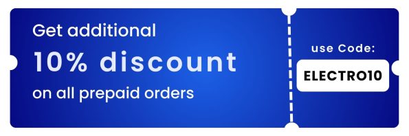 10% off on prepaid orders