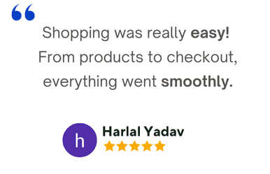 Harlal Yadav - Shopping was really easy! From products to checkout, everything went smoothly.