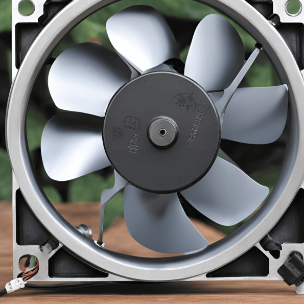 Compact DC Motor Fan Design