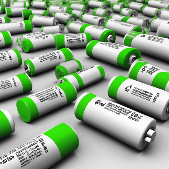 Rechargeable batteries reducing waste.