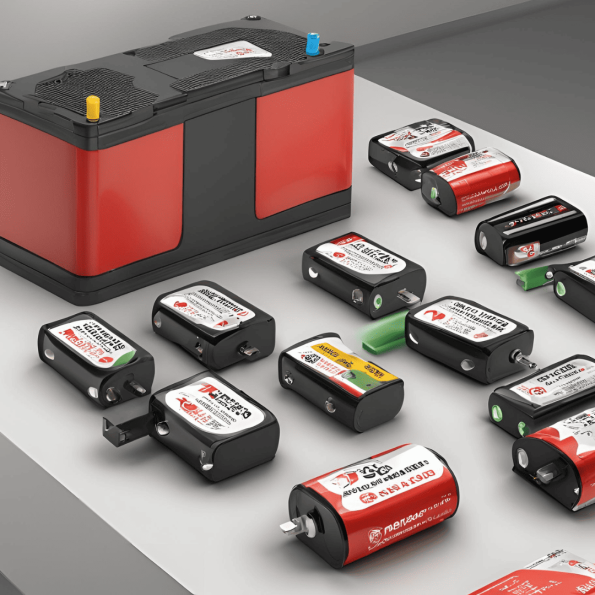 Rechargeable battery charger with multiple slots.