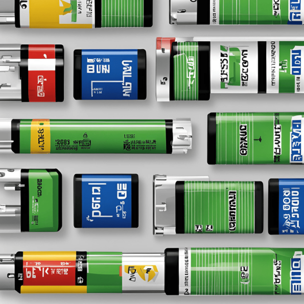 3.7V rechargeable battery used in cameras.