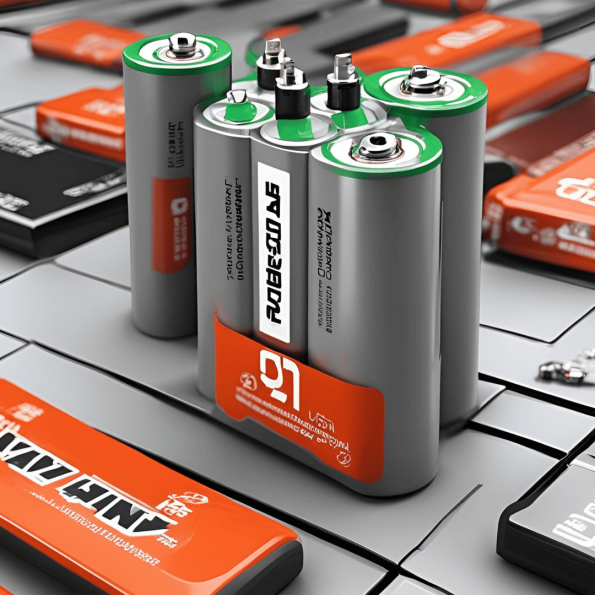 12V rechargeable battery in solar power system.