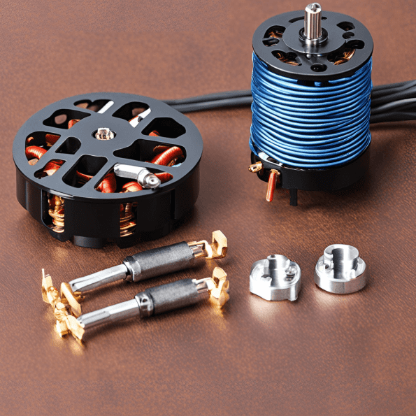 Lightweight mini drone motor