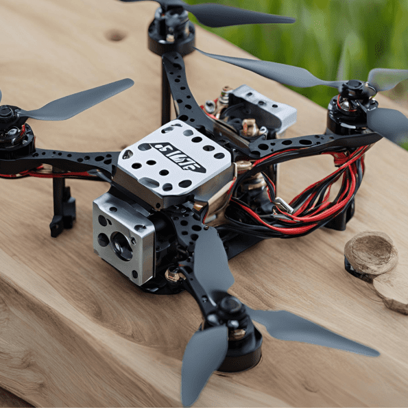 Drone motor with propeller