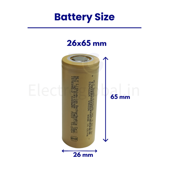 5000 mAh Rechargeable batteries