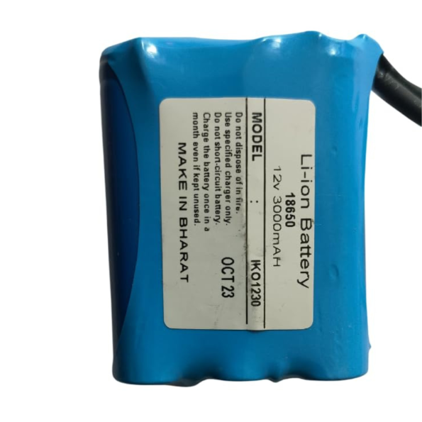 12v 3000 mAh Rechargeable Battery Pack