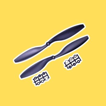 1045 Drone Propeller Blade Set - CW and CCW pair