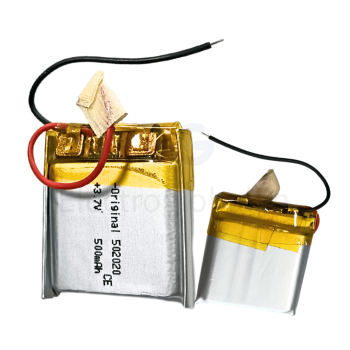 3.7V 500mAh LiPo Battery | Rechargeable Lithium Polymer Battery for Small Devices