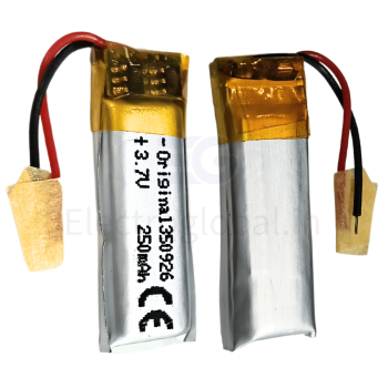 3.7V 250mAh LiPo Battery – Tiny Lithium Polymer Battery for Earbuds, Neckbands & Mini Devices