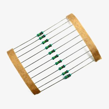 220K Ohm Resistor Pack - High Quality 1/4W Resistors with Resistance Color Code (5% Tolerance)