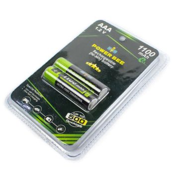PowerBee AAA Rechargeable NiMH Battery Pair | Low Self Discharge Lead Acid Batteries