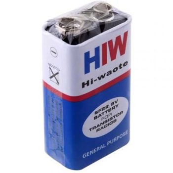 9v Battery Hi Waote